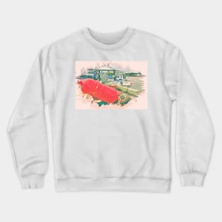 Covehead Harbour Fishing Boat, PEI 3 Crewneck Sweatshirt